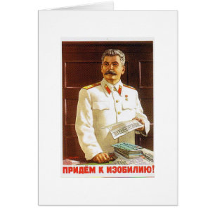 stalin poster art cards