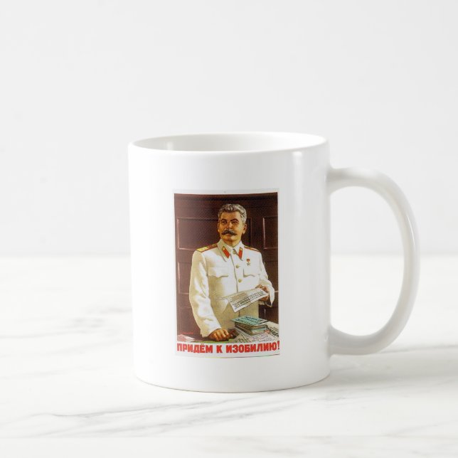 stalin poster art coffee mug (Right)