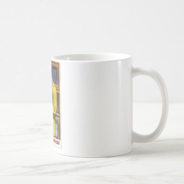 stalin poster art coffee mug (Right)