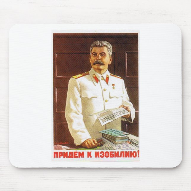 stalin poster art mouse pad (Front)