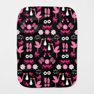 Stalk Delivery Twin Baby Room Burp Cloth
