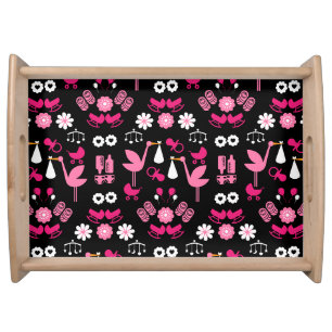 Stalk Delivery Twin Baby Room Serving Tray