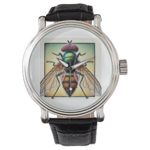 Stalk Eyed Fly 310724IREF202 - Watercolor Watch