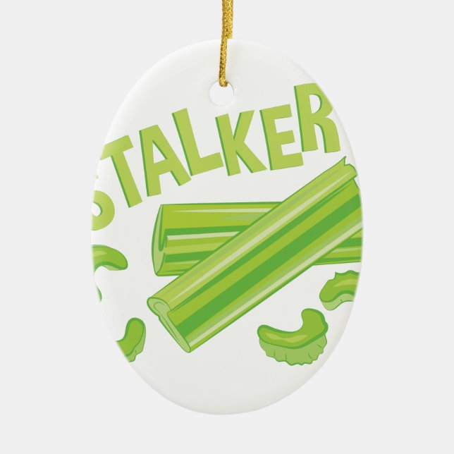 Stalker Ceramic Ornament (Front)
