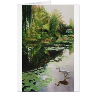 Stalking Monet by Paul Jackson aws,nws Cards