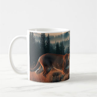 Stalking Mountain Lion Coffee Mug