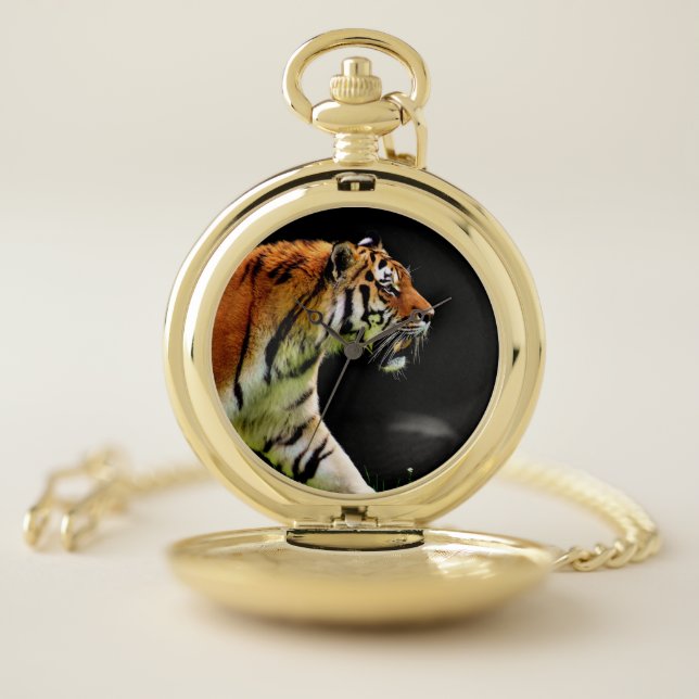 Stalking Tiger Pocket Watch (Inside)