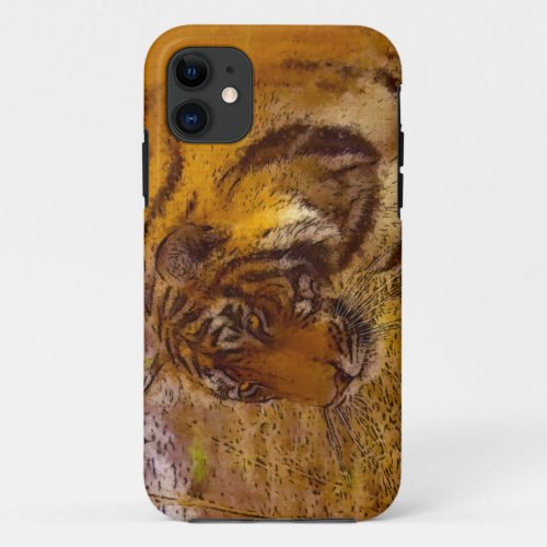 Stalking Tiger Wildlife Fine Art iPhone 5 Case