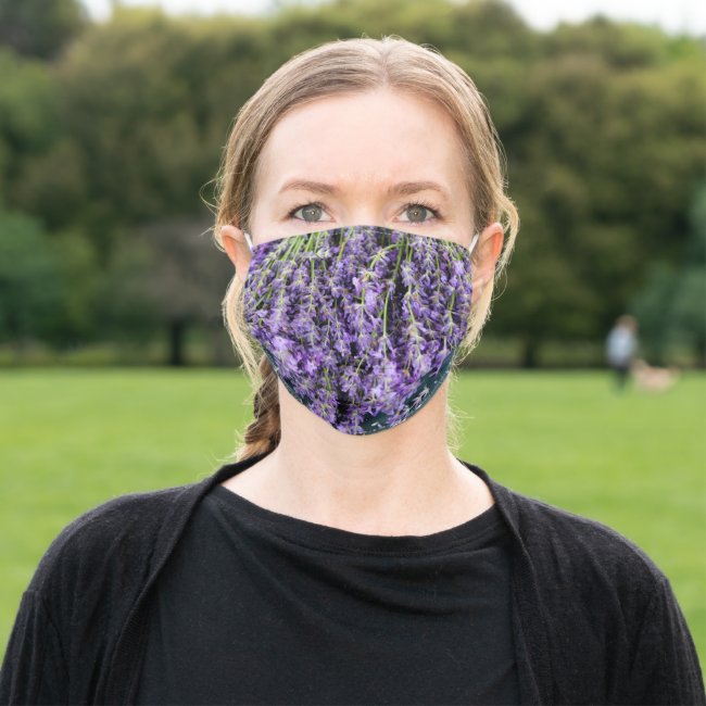 Stalks of Lavender Face Mask