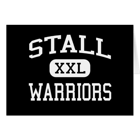 Stall - Warriors - High - Charleston Cards (Front Horizontal)