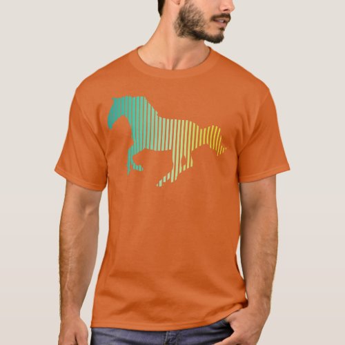 Stallion Multicolor Animal Gradient T_Shirt