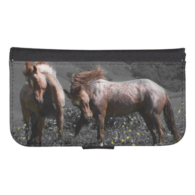 Stallion Spar Samsung Galaxy Wallet Case (Front (Horizontal))