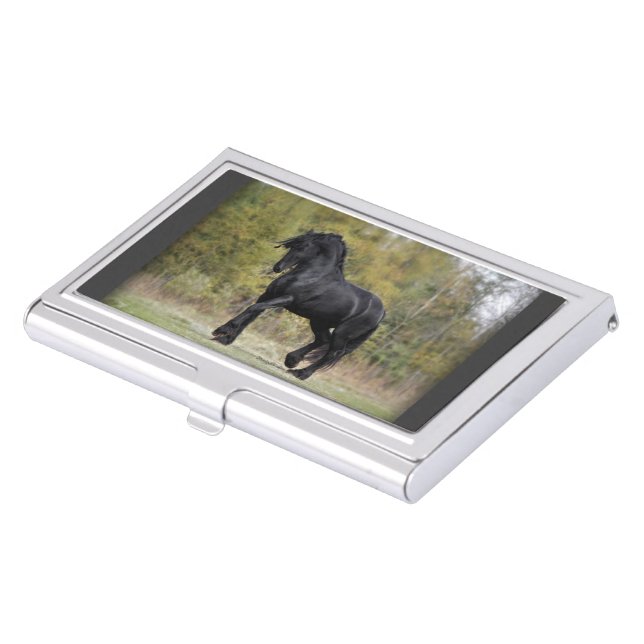 Stallion Strut Business Card Holder (Front)