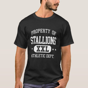 Stallions Retro Athletic Property Dept T-Shirt
