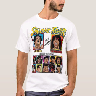 Stallone Fighter Retro Arcade Game T-Shirt - Rocky