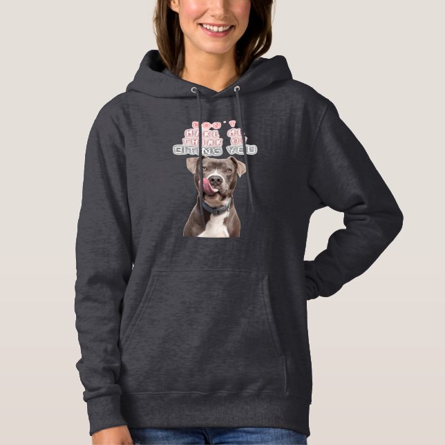 Stalwart Protector: The American Staffordshire  Hoodie (Front)