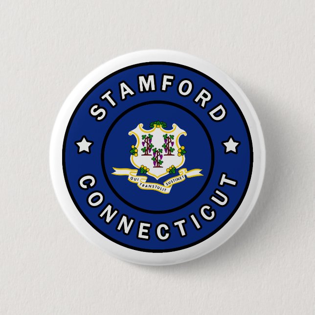 Stamford Connecticut Button (Front)