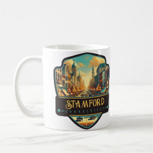 Stamford, Connecticut Vintage Coffee Mug