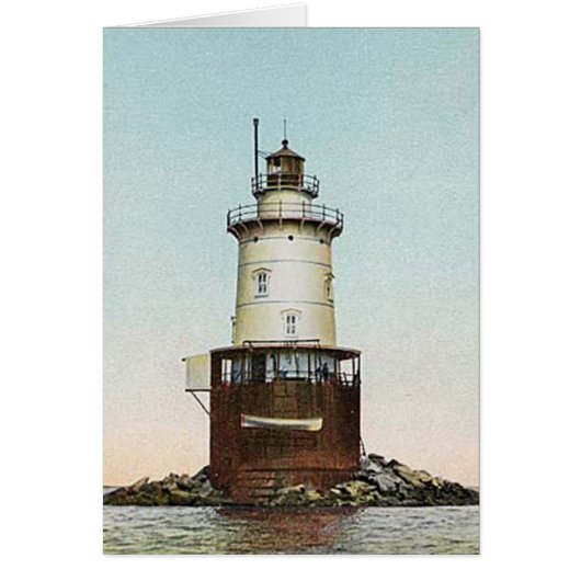 Stamford Harbor Ledge Lighthouse Cards (Front)