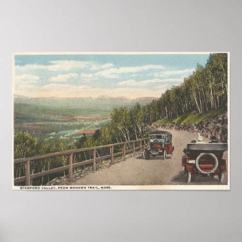Stamford Valley from Mohawk Trail Massachussets Poster