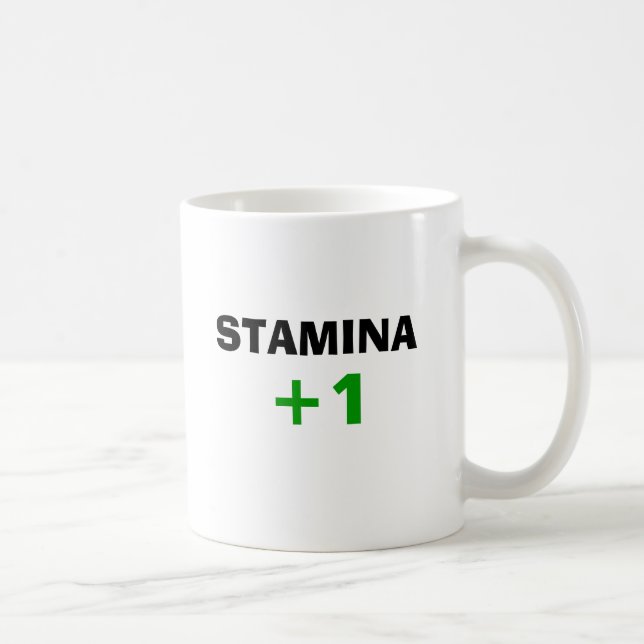 STAMINA +1 (Left handed) Coffee Mug (Right)