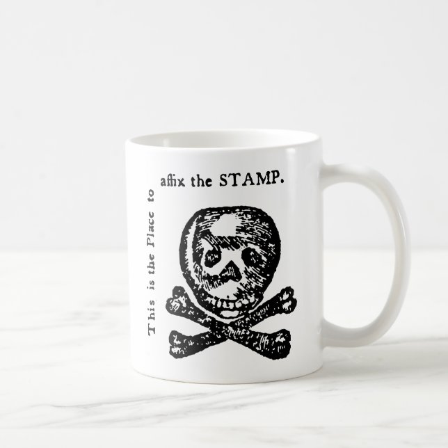 Stamp Act Satire Coffee Mug (Right)