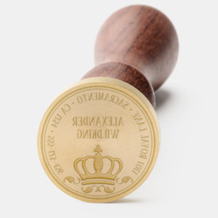 Stamp Circle - YOUR TEXT & IDEA - Crown 2