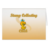 Stamp Collecting Chick (Front Horizontal)