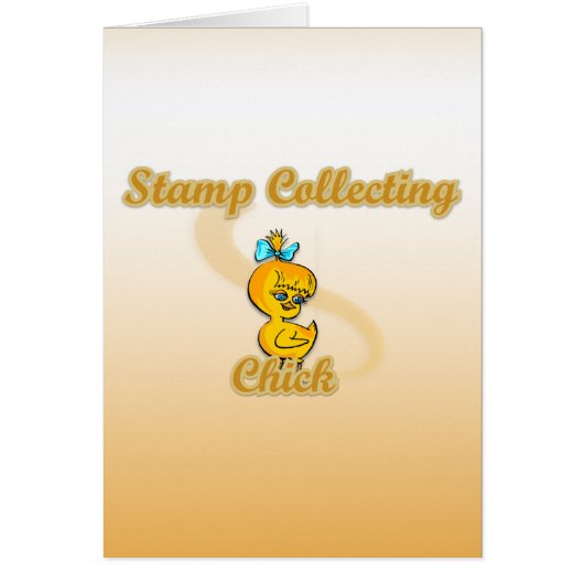 Stamp Collecting Chick Cards (Front)
