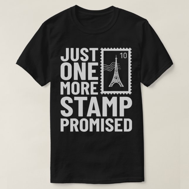 Stamp Collecting Philatelist Postal Stamps Collect T-Shirt (Design Front)