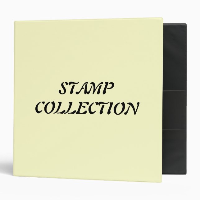 Stamp Collection...Avery Binder (Front/Inside)