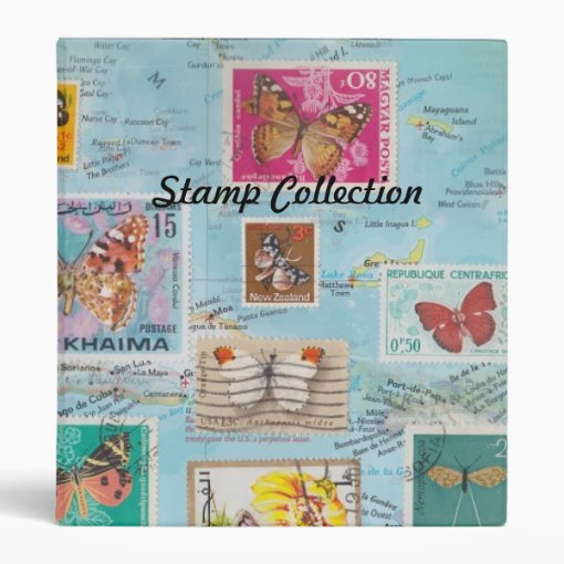 Stamp Collection Binder Zazzle