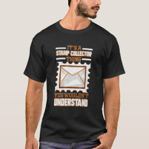 Stamp Collection For Philatelist Stamp Collector T T-Shirt