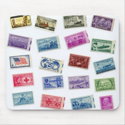 Stamp Collection Mouse Mat