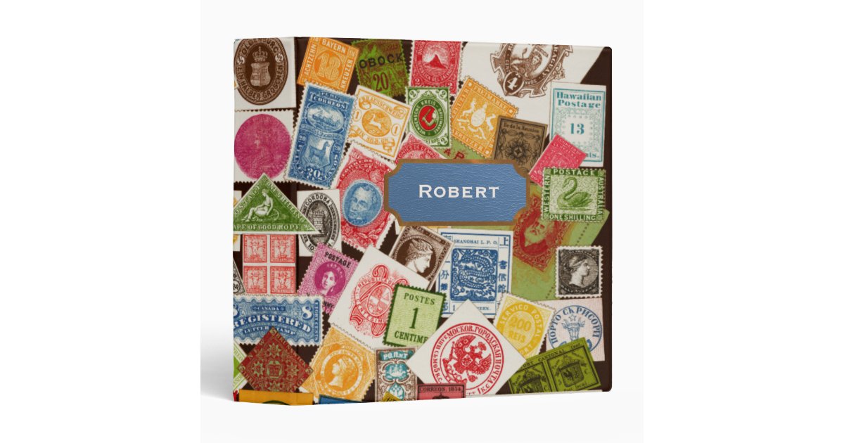 Stamp Collector Binder Zazzle