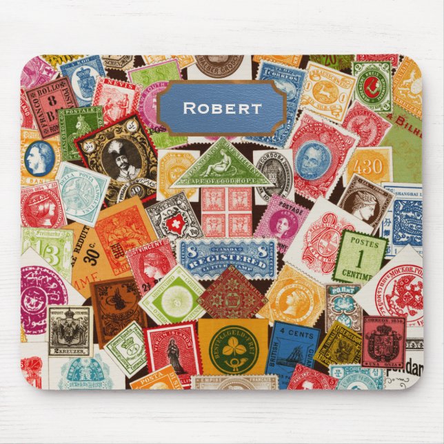 Stamp Collector Mousepad (Front)
