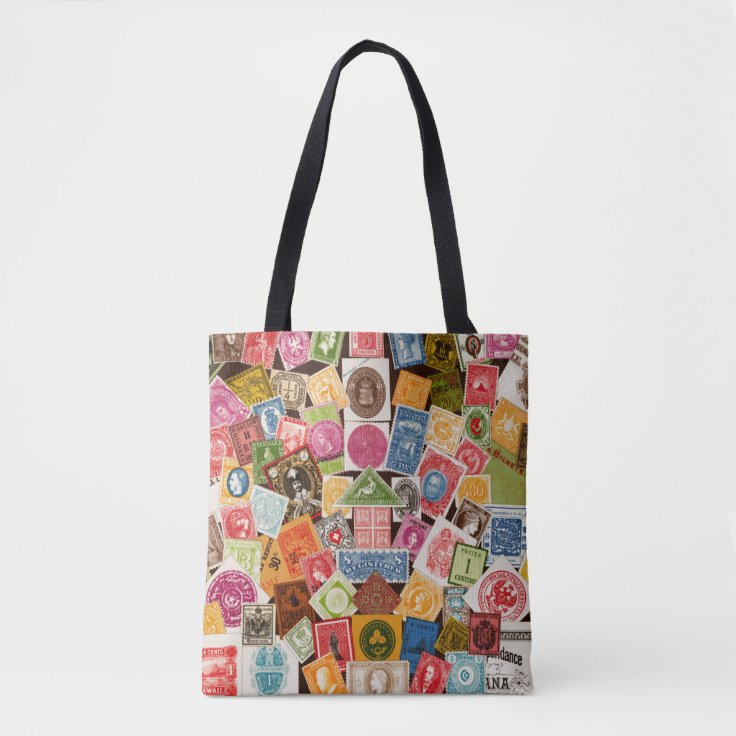 Stamp Collector Tote Bag | Zazzle