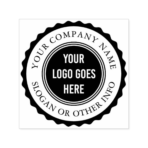 Stamp Frame Custom Business Logo Round