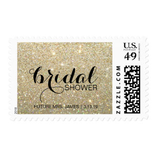 Stamp - Gold Glit Bridal Shower