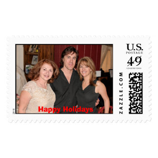 Stamp, Happy Holidays Postage