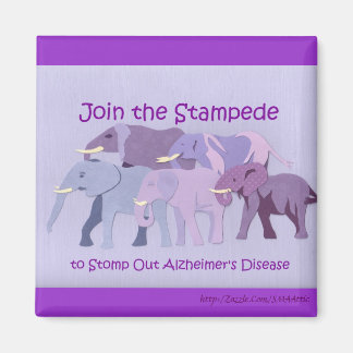 Stamp Out Alzheimer's Magnet