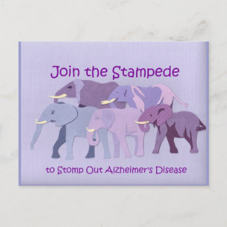 Stamp Out Alzheimer's Postcard