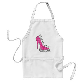 Stamp Out Breast Cancer Adult Apron