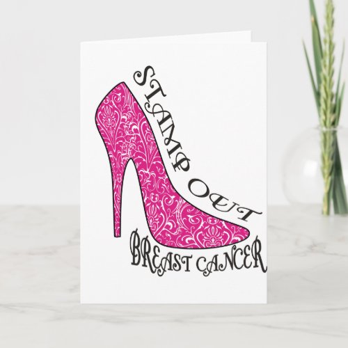 Stamp Out Breast Cancer Card