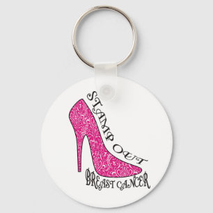 Stamp Out Breast Cancer Keychain