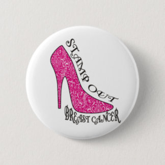 Stamp Out Breast Cancer Pinback Button