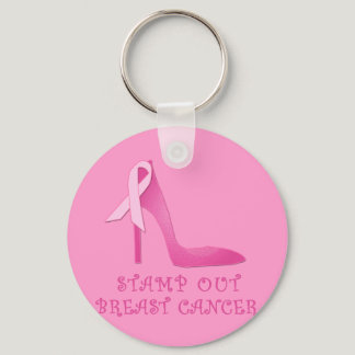 Stamp Out Breast Cancer Products Keychain