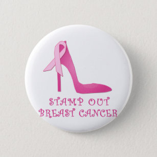 Stamp Out Breast Cancer Products Pinback Button