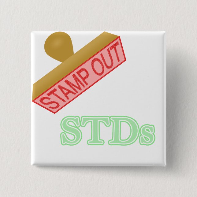 Stamp Out STDs Button (Front)