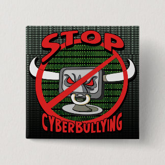 Stamp Out Stop Cyberbullying Button